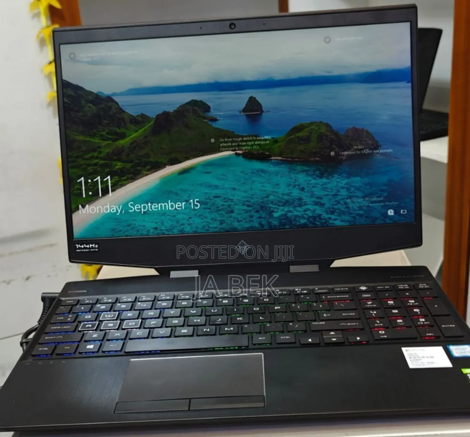 New Laptop HP Omen 15 16GB Intel Core I7 SSD 512GB