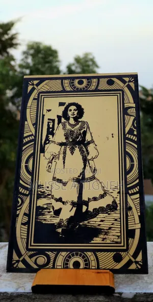 Wood Engraved Picture And Custom Logos