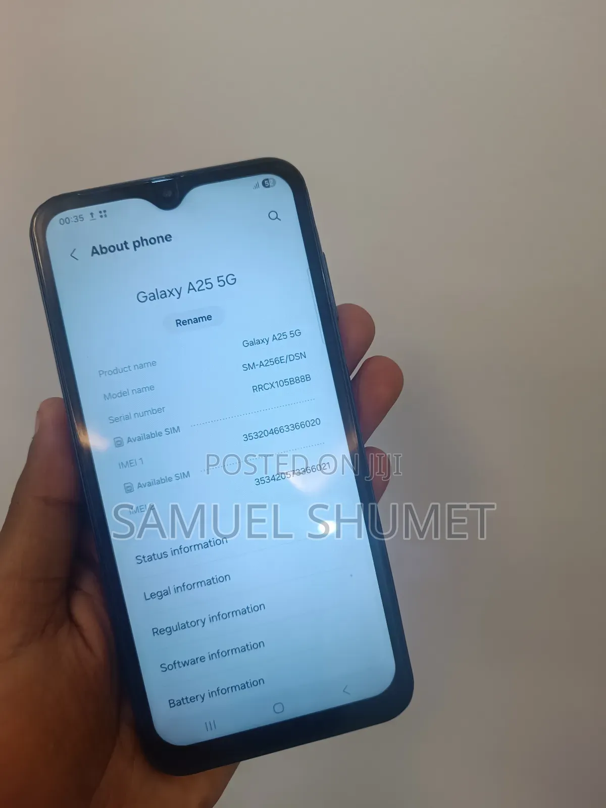 Samsung Galaxy A25 256 GB Blue