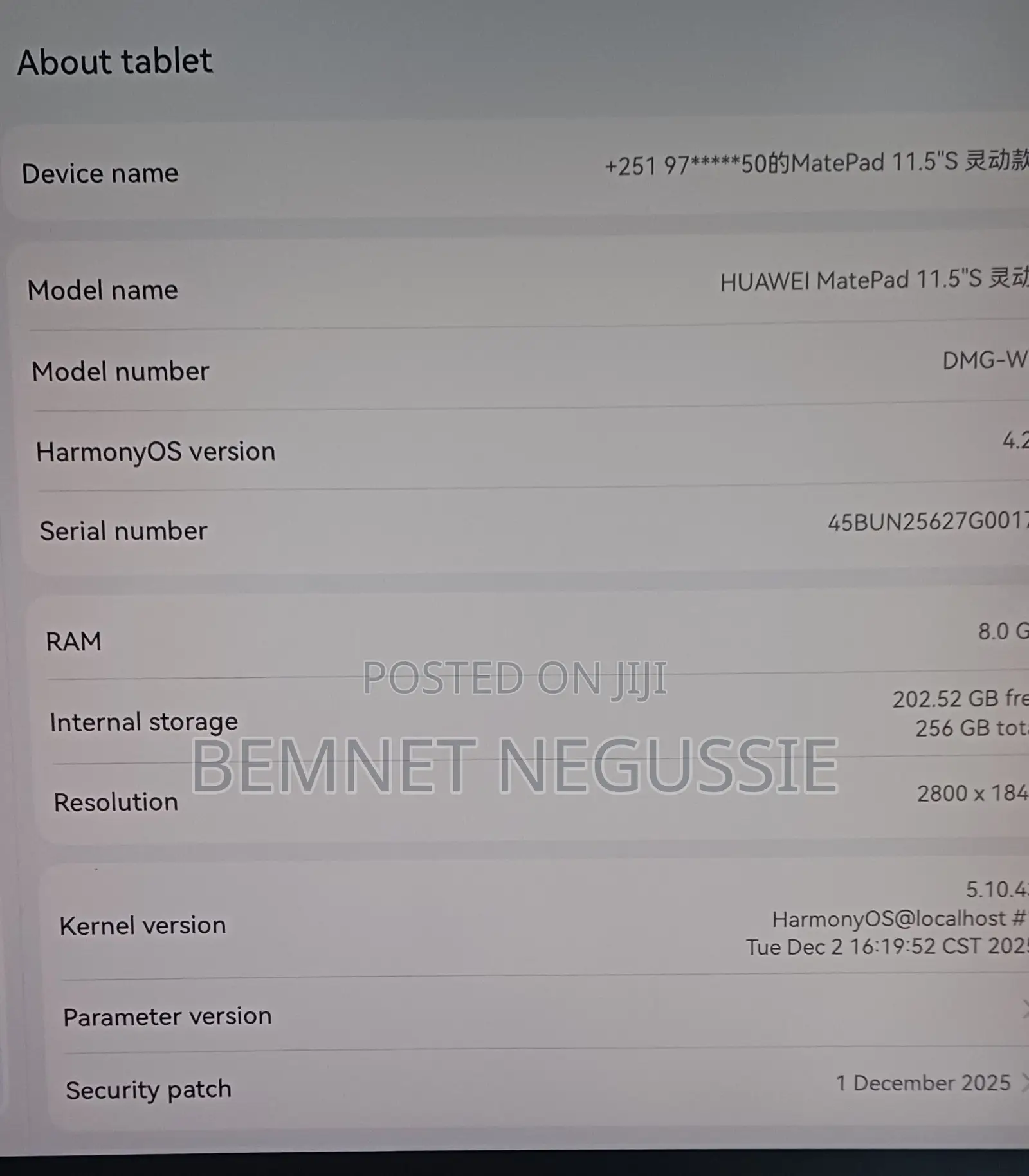 Huawei MatePad 11.5 256 GB Gray