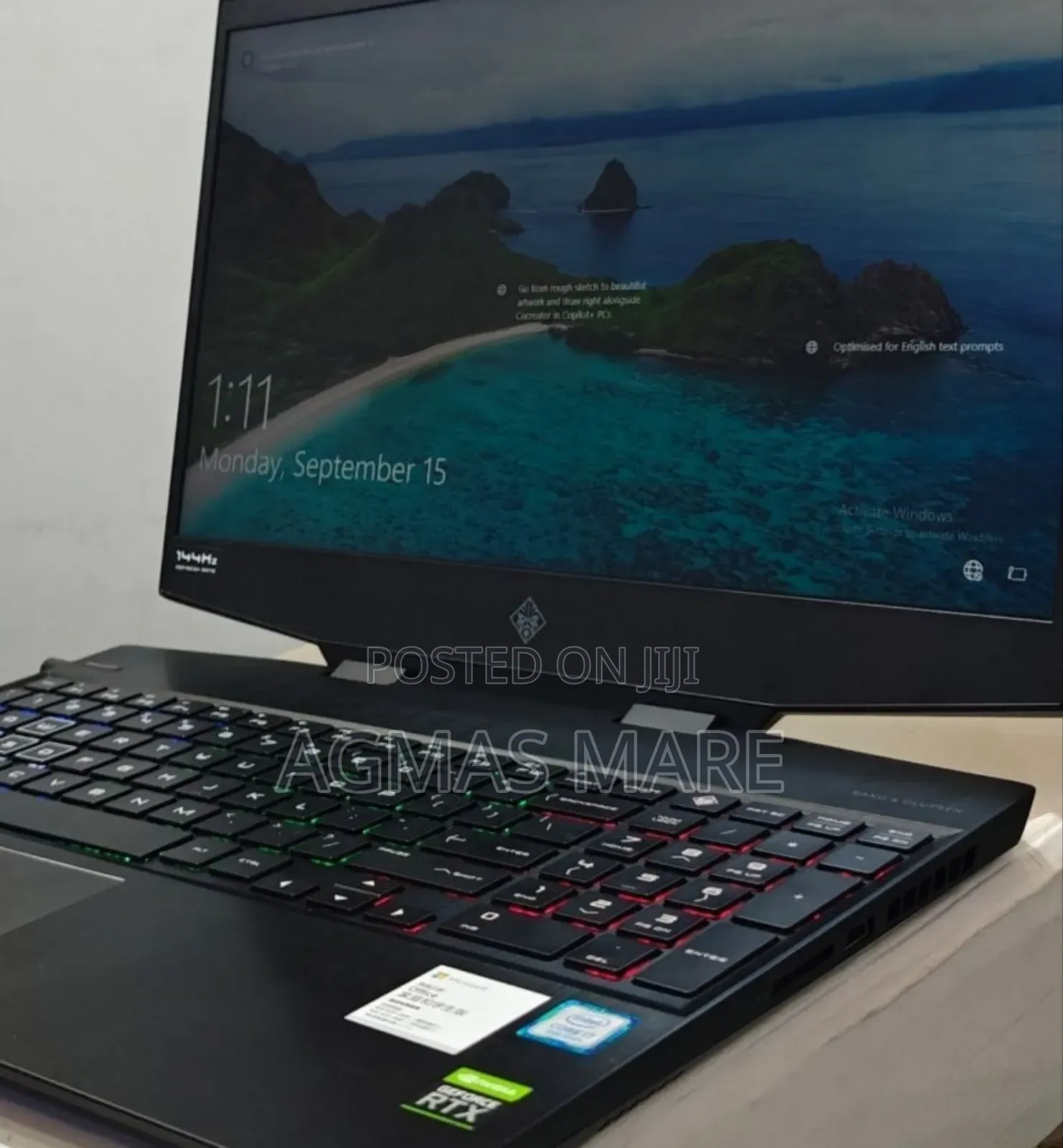 New Laptop HP Omen 15 16GB Intel Core I5 SSD 512GB