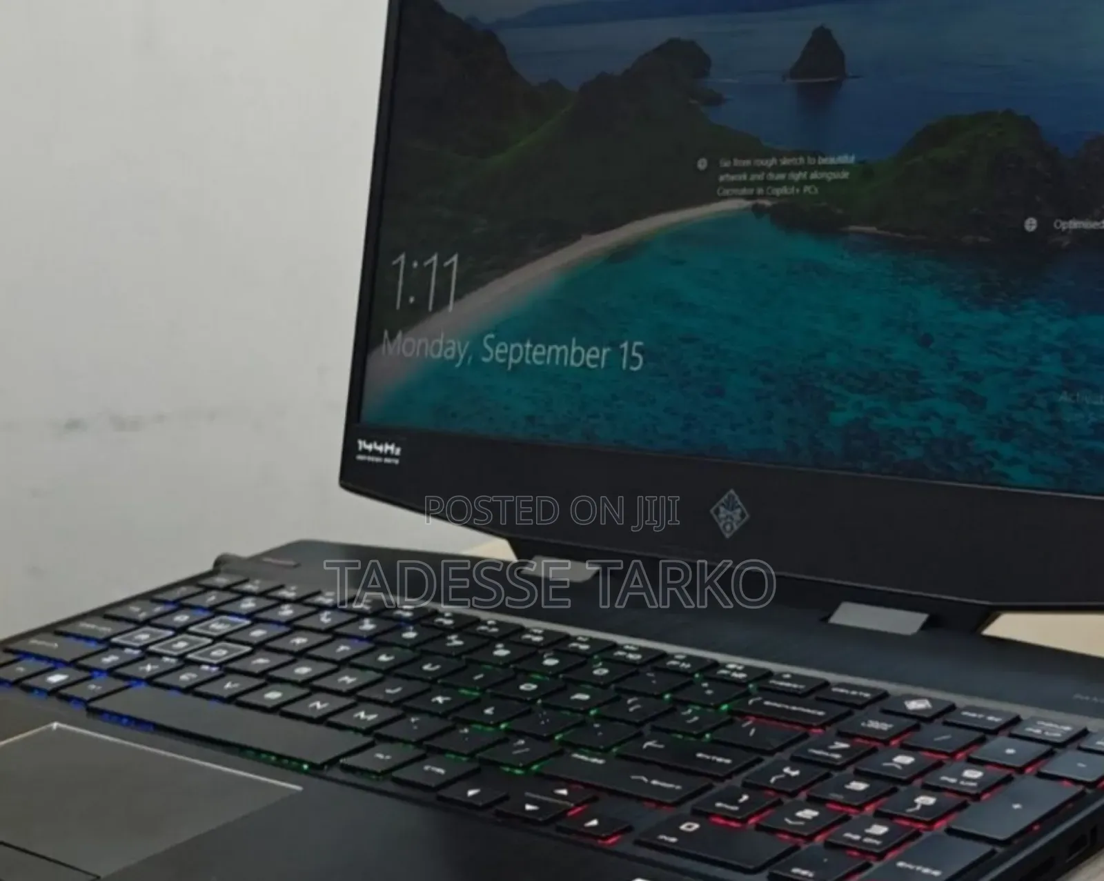 New Laptop HP Omen 15 16GB Intel Core I7 SSD 512GB