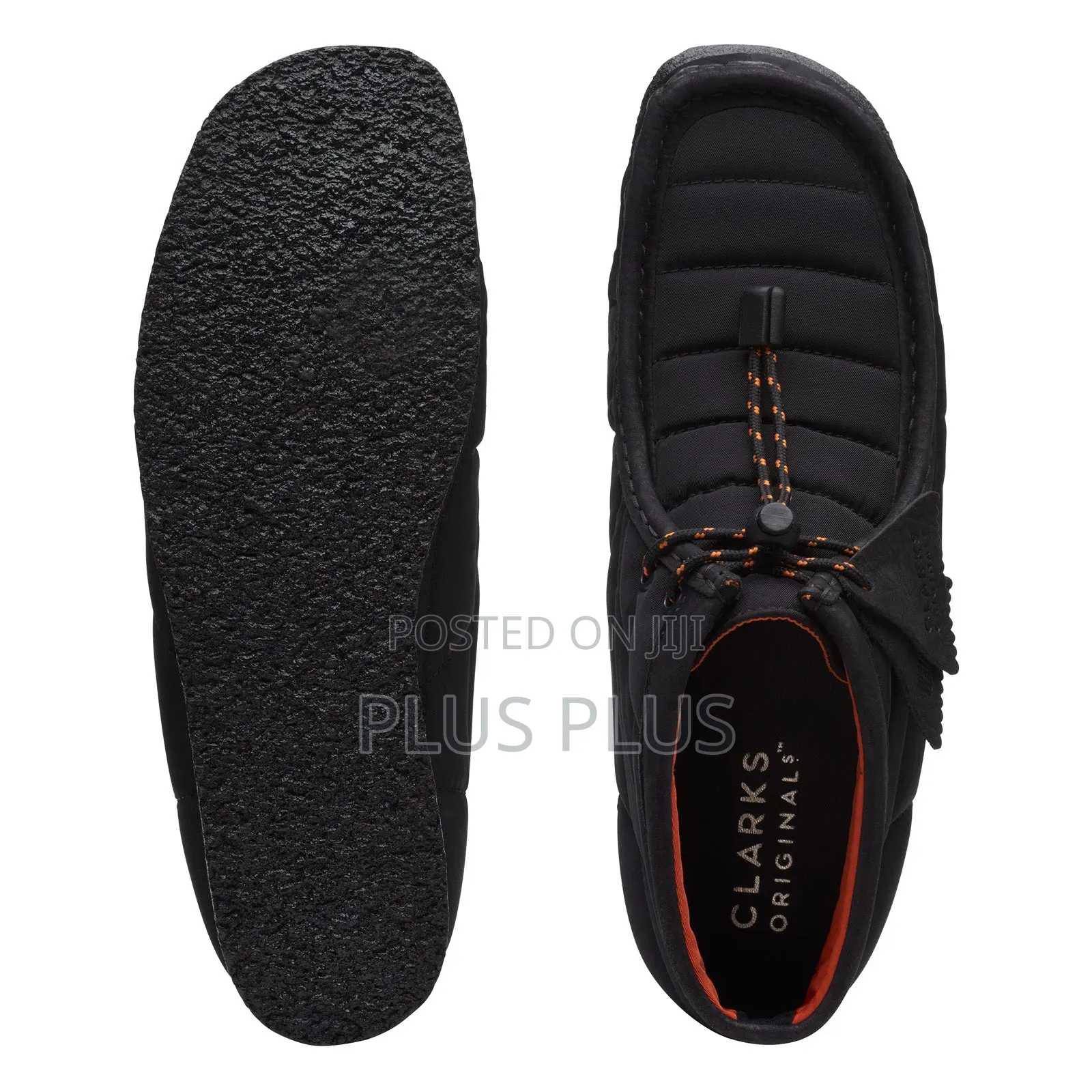 Clarks Originals Men's Black Quilted Wallabee Boots