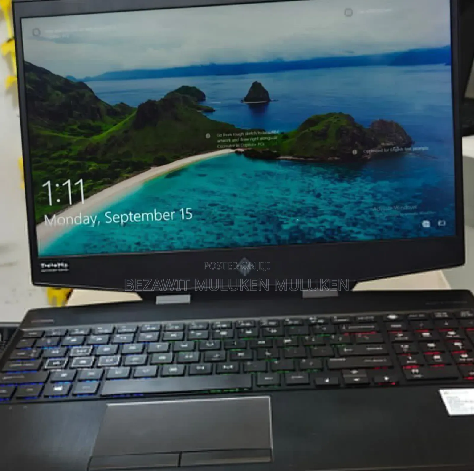 New Laptop HP Omen 15 16GB Intel Core I7 SSD 512GB