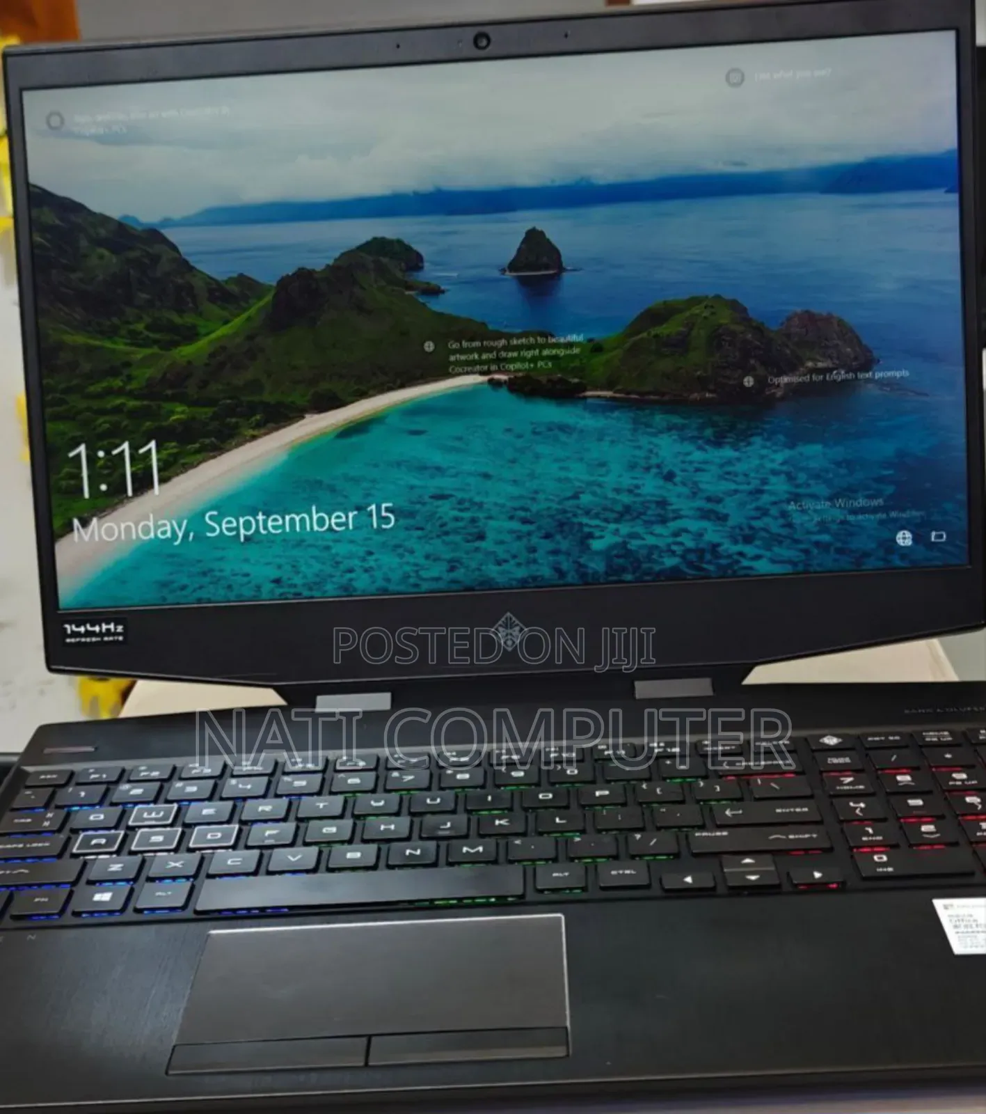 New Laptop HP Omen 15 16GB Intel Core I7 SSD 512GB
