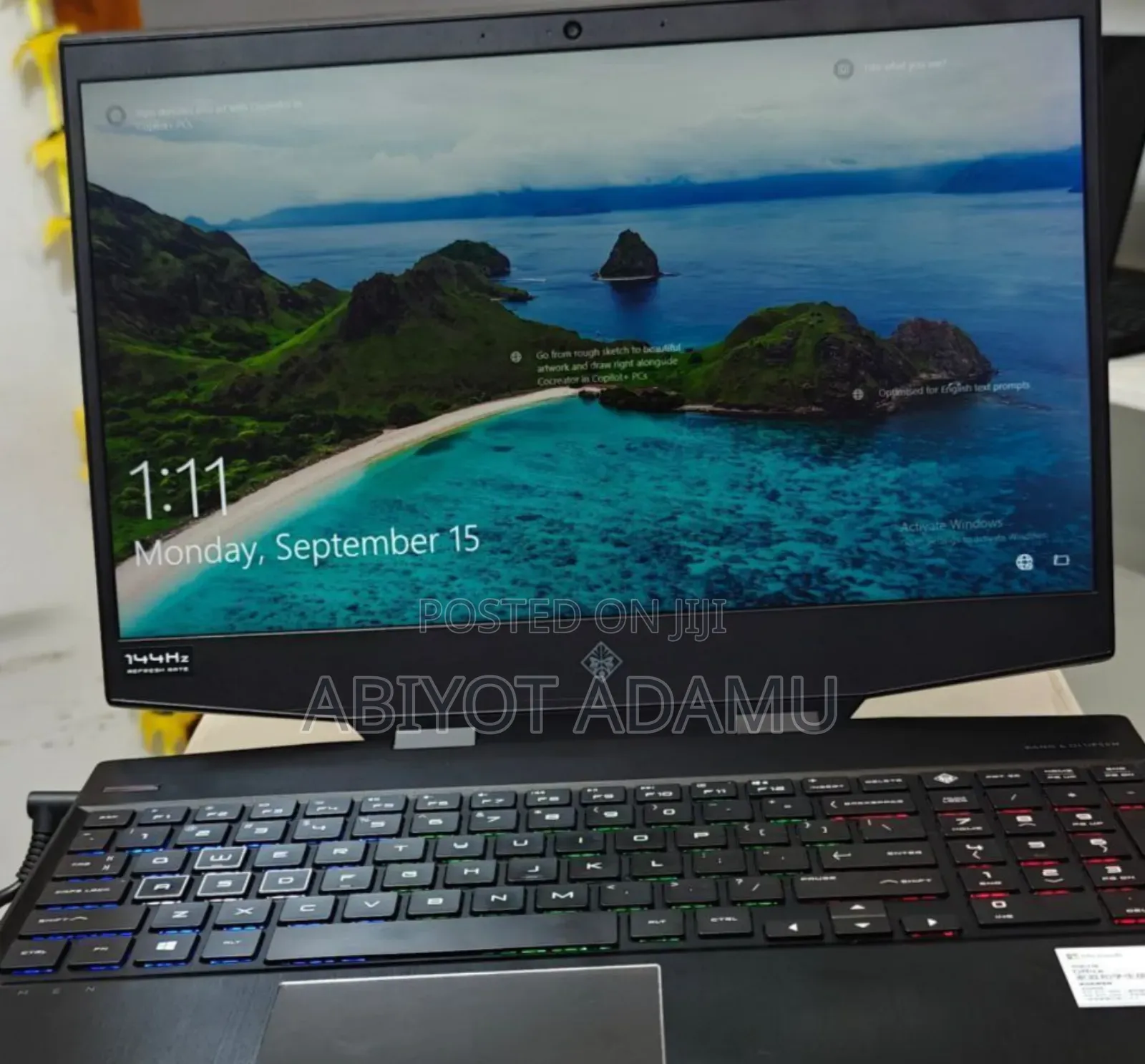 New Laptop HP Omen 15 16GB Intel Core I7 SSD 512GB