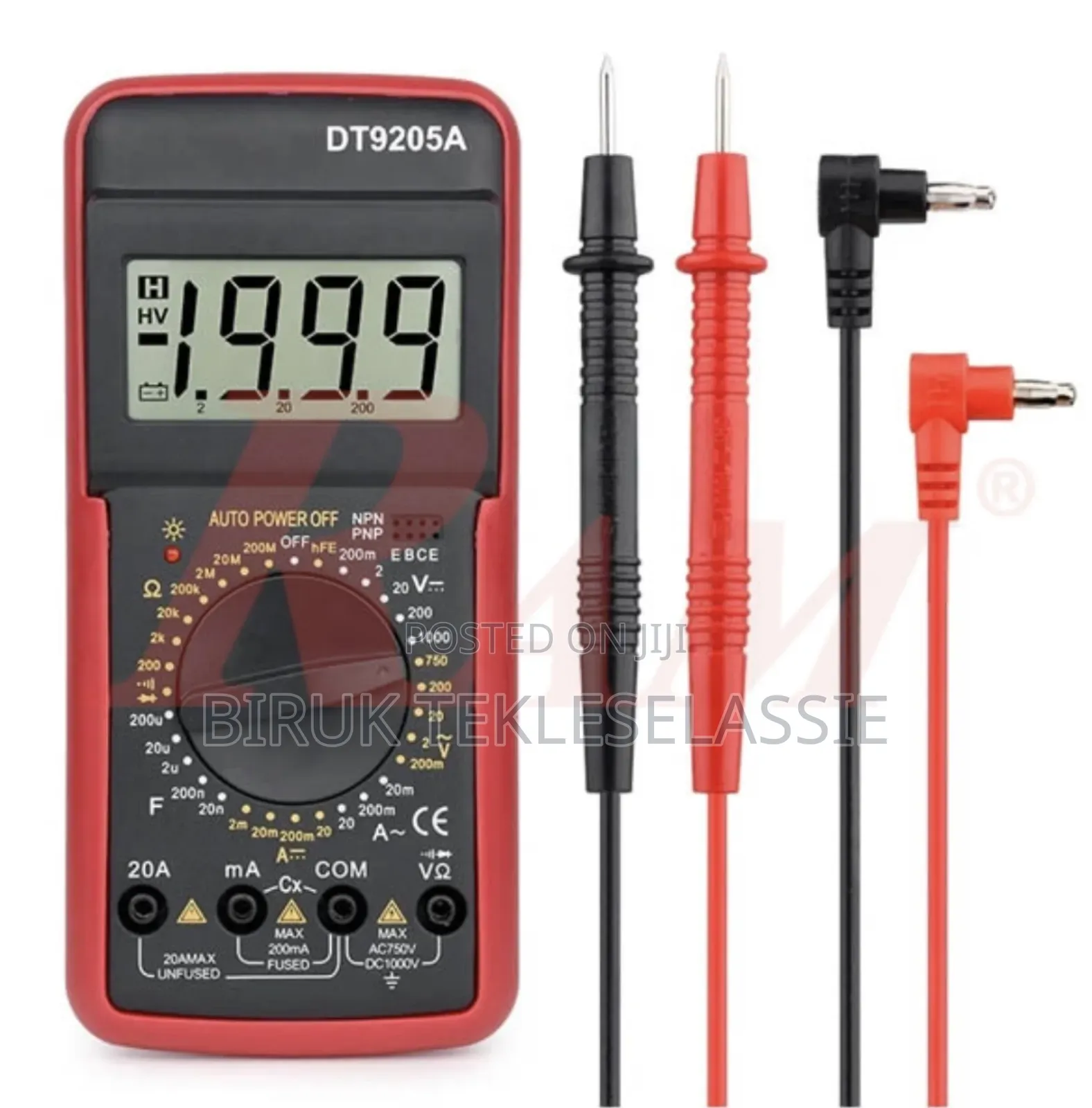 Dt9205a Multimeter Digital Meter Dc Ac Voltage New Packed