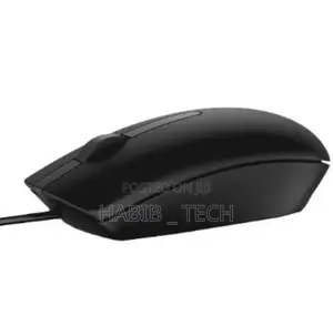 Dell Black Usb Optical Mouse – Ms116 (Wired)