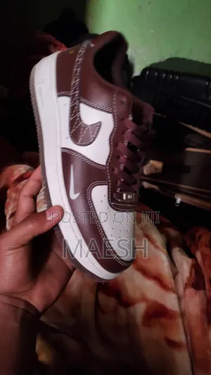 Nike Air Force 1 Beige Brown Men Shoes (Ft398)