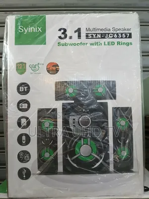 Syinix 3.1 Multimedia Speaker, Model Syn-Jc6357.