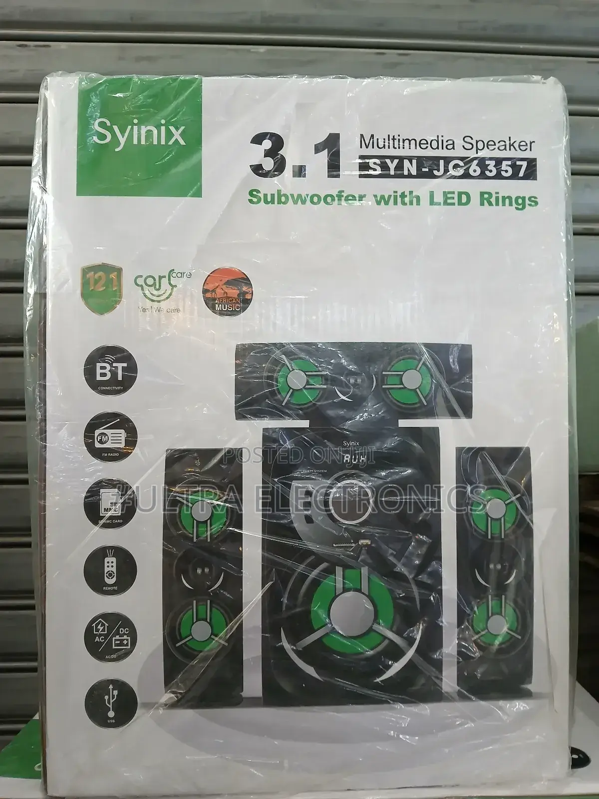 Syinix 3.1 Multimedia Speaker, Model Syn-Jc6357.