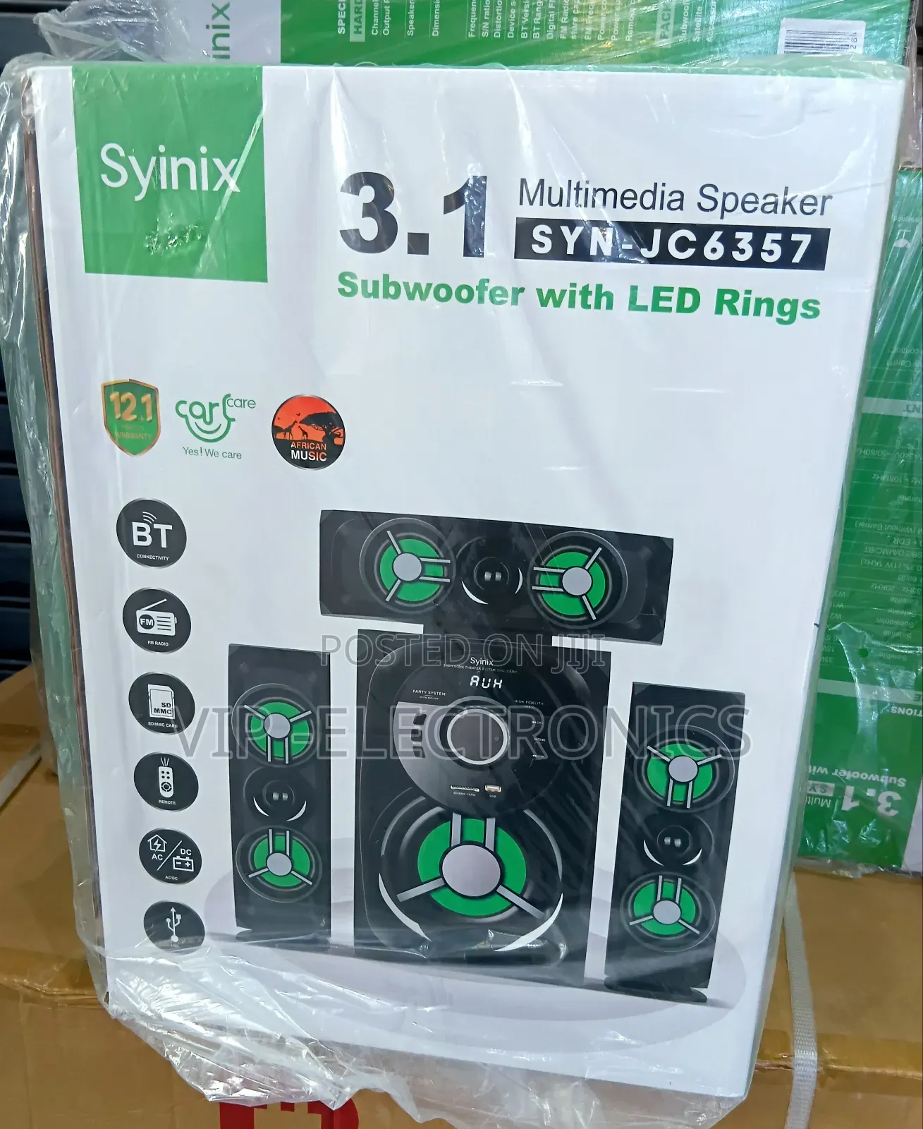 Syinix Multimedia Speakers 3.1ch
