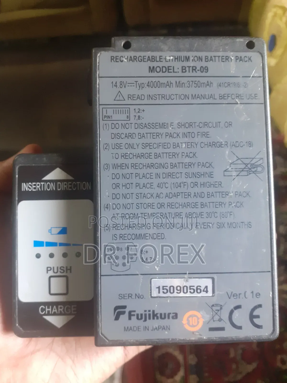 Fujikura Fiber Optic Fusion Splicer + BTR-09 Battery