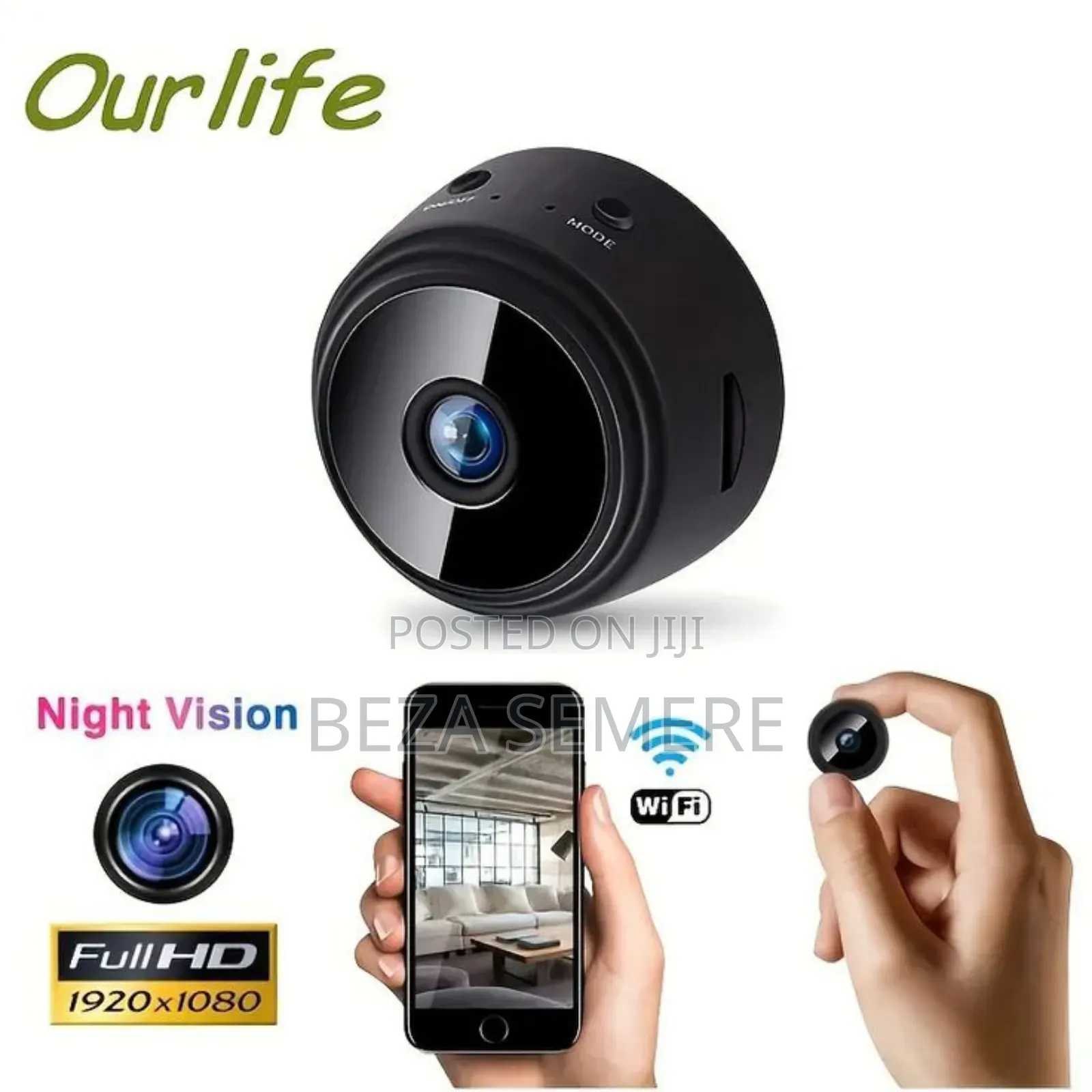Hd Mini Security Camera A9 1080p Spy 159°