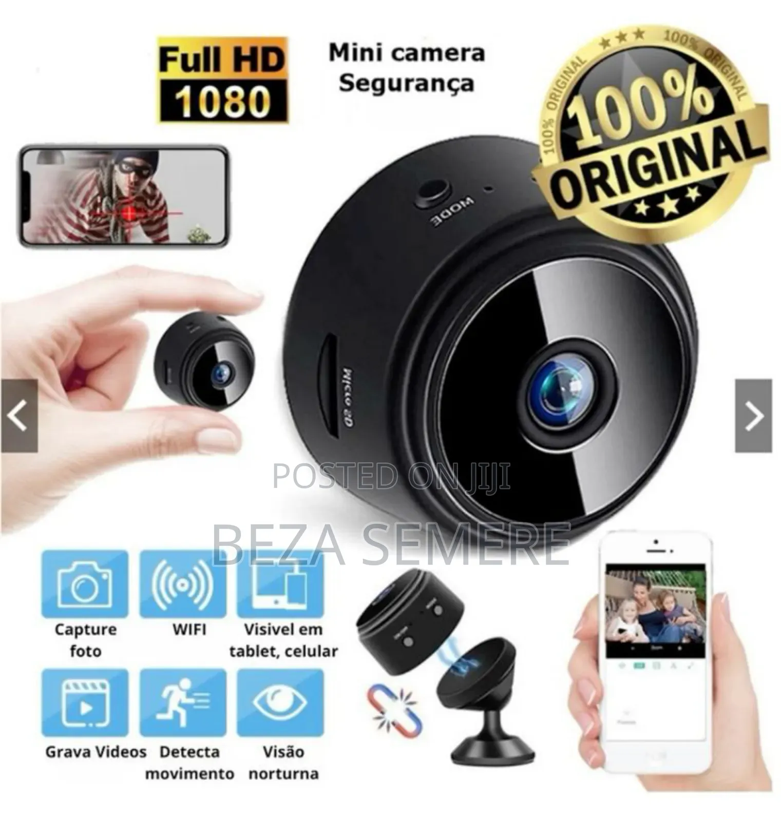 Hd Mini Security Camera A9 1080p Spy 159°