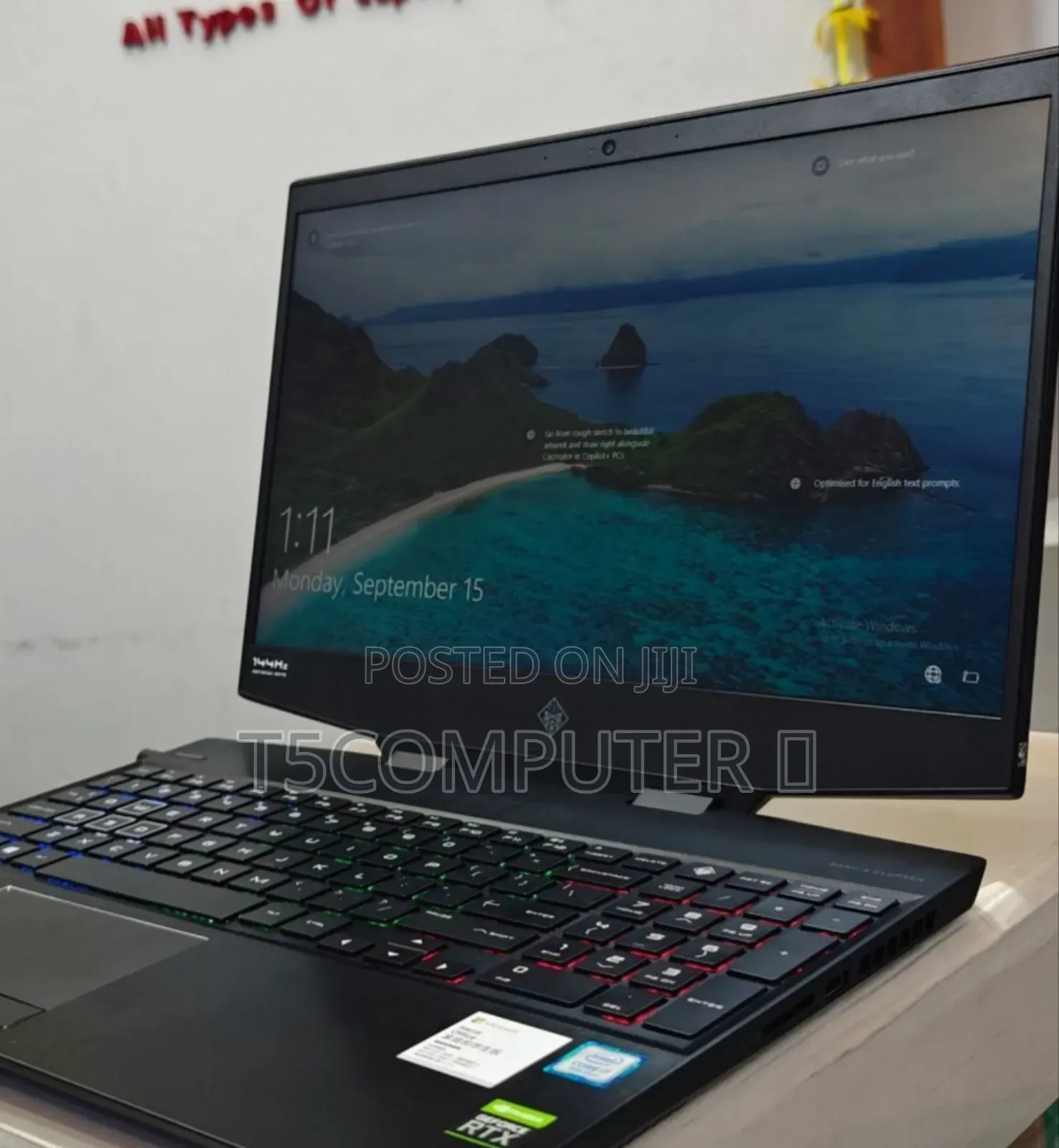 New Laptop HP Omen 15 16GB Intel Core I7 SSD 512GB