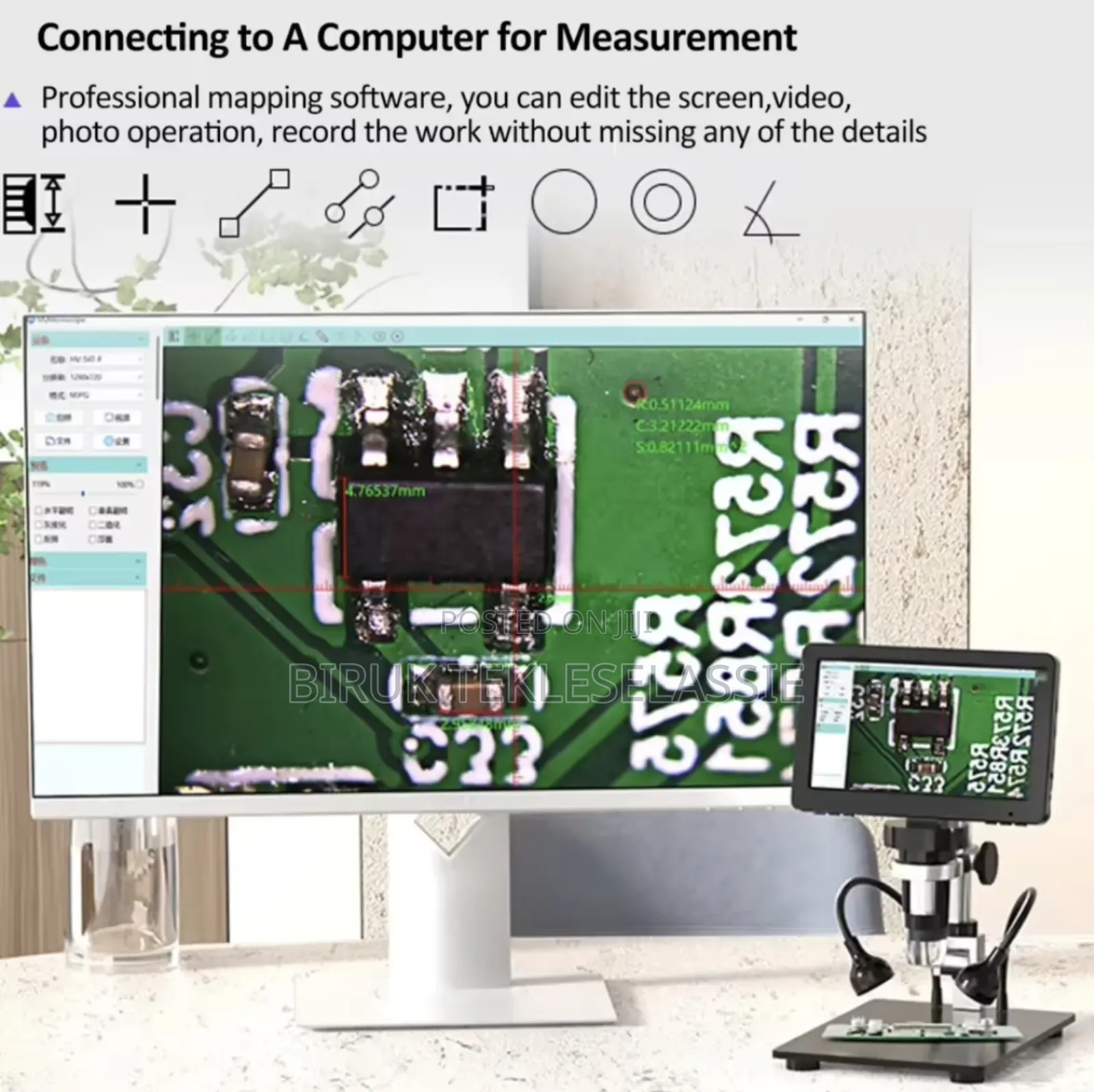 7-inch Lcd Digital Microscope Dm9h