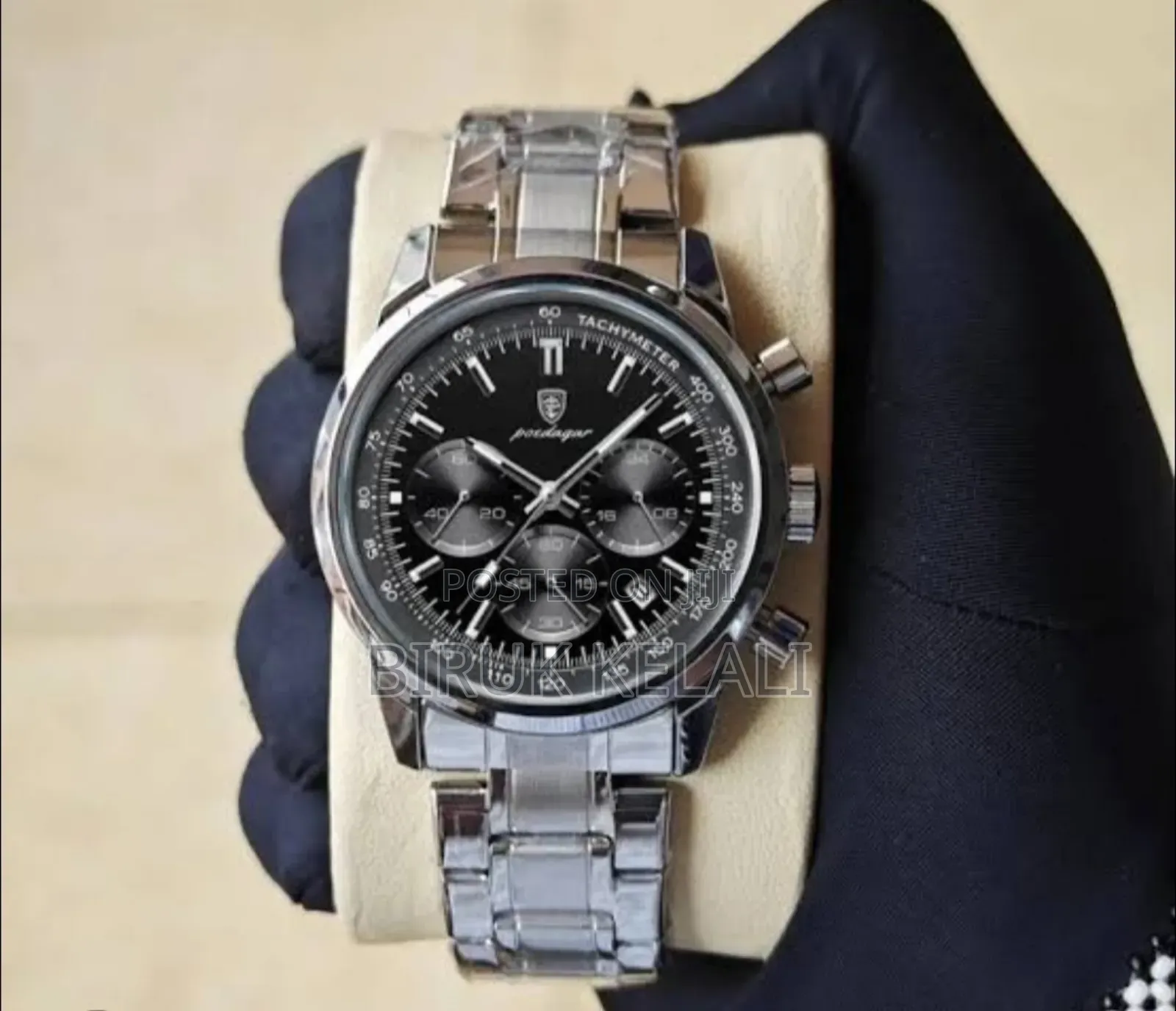 Swiss Brand Poedagar Multifunctional Chronograph Watch