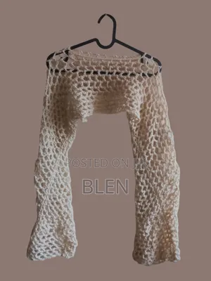 Crochet Mesh/Net Bolero Top
