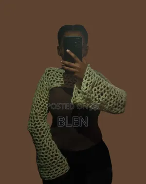 Crochet Mesh/Net Bolero Top