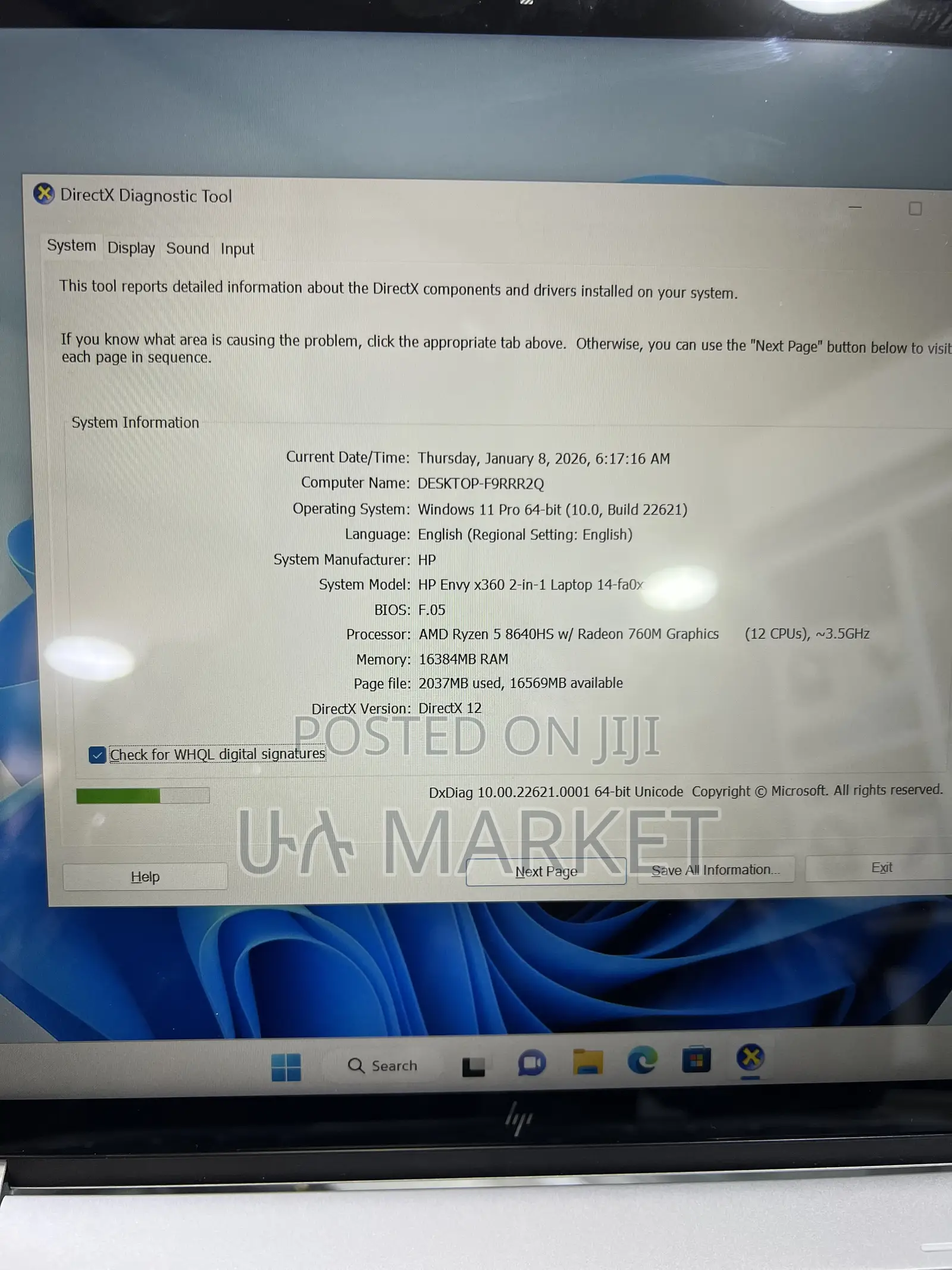 New Laptop HP Envy X360 16GB AMD Ryzen 5 SSD 1T