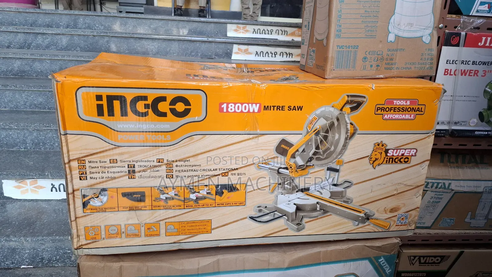 Mitre Saw 1800w 255mm