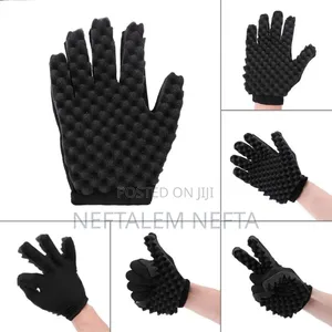 Hair Curl Sponge Gloves