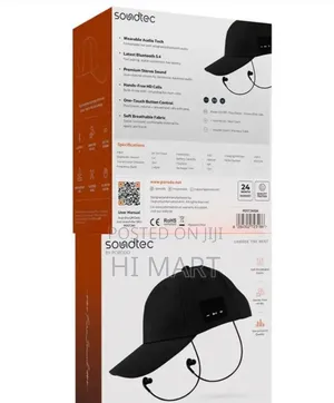 Porodo Sport Cap With Wireless Bluetooth Audio