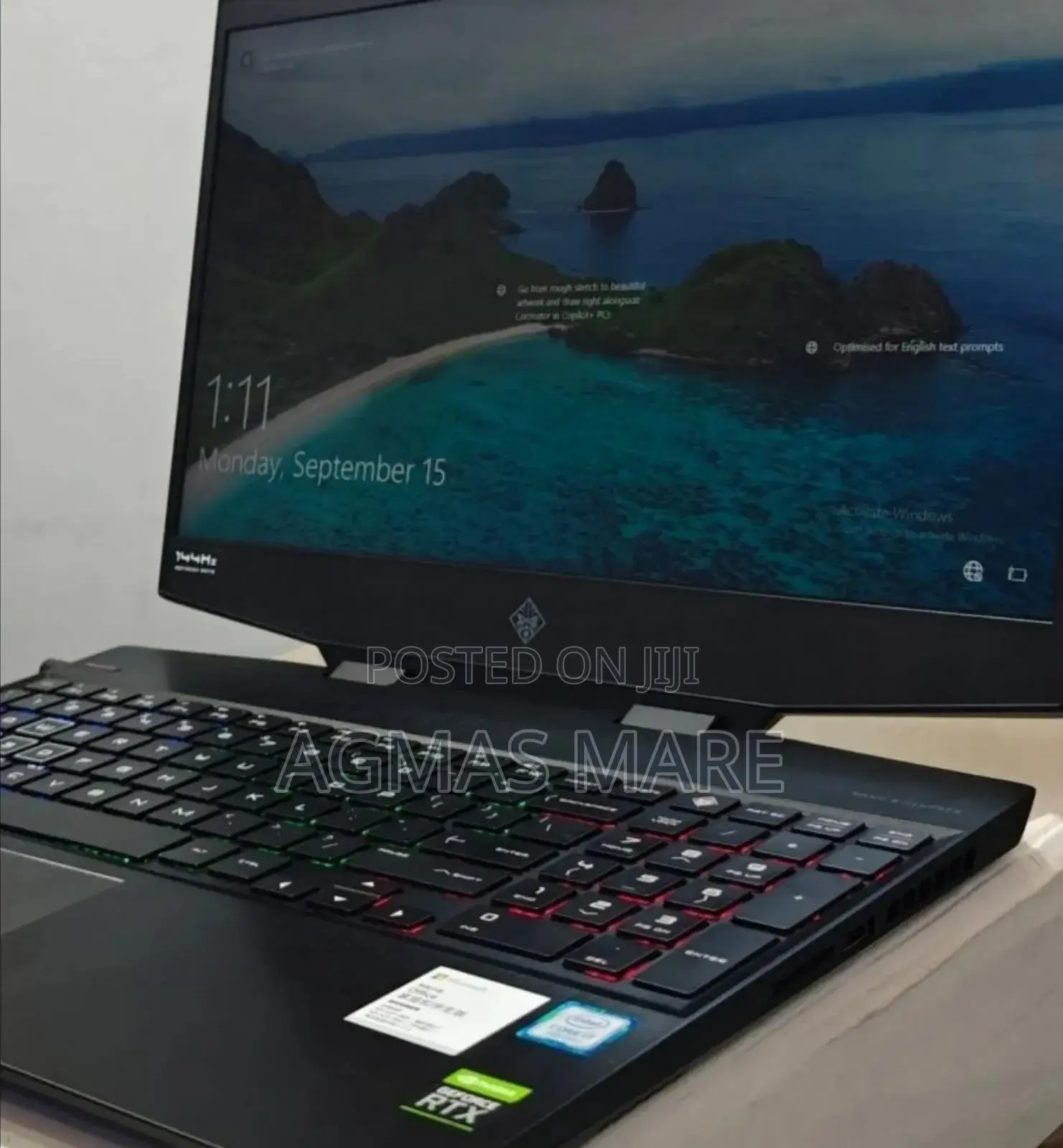 New Laptop HP Omen 15 16GB Intel Core I5 SSD 512GB