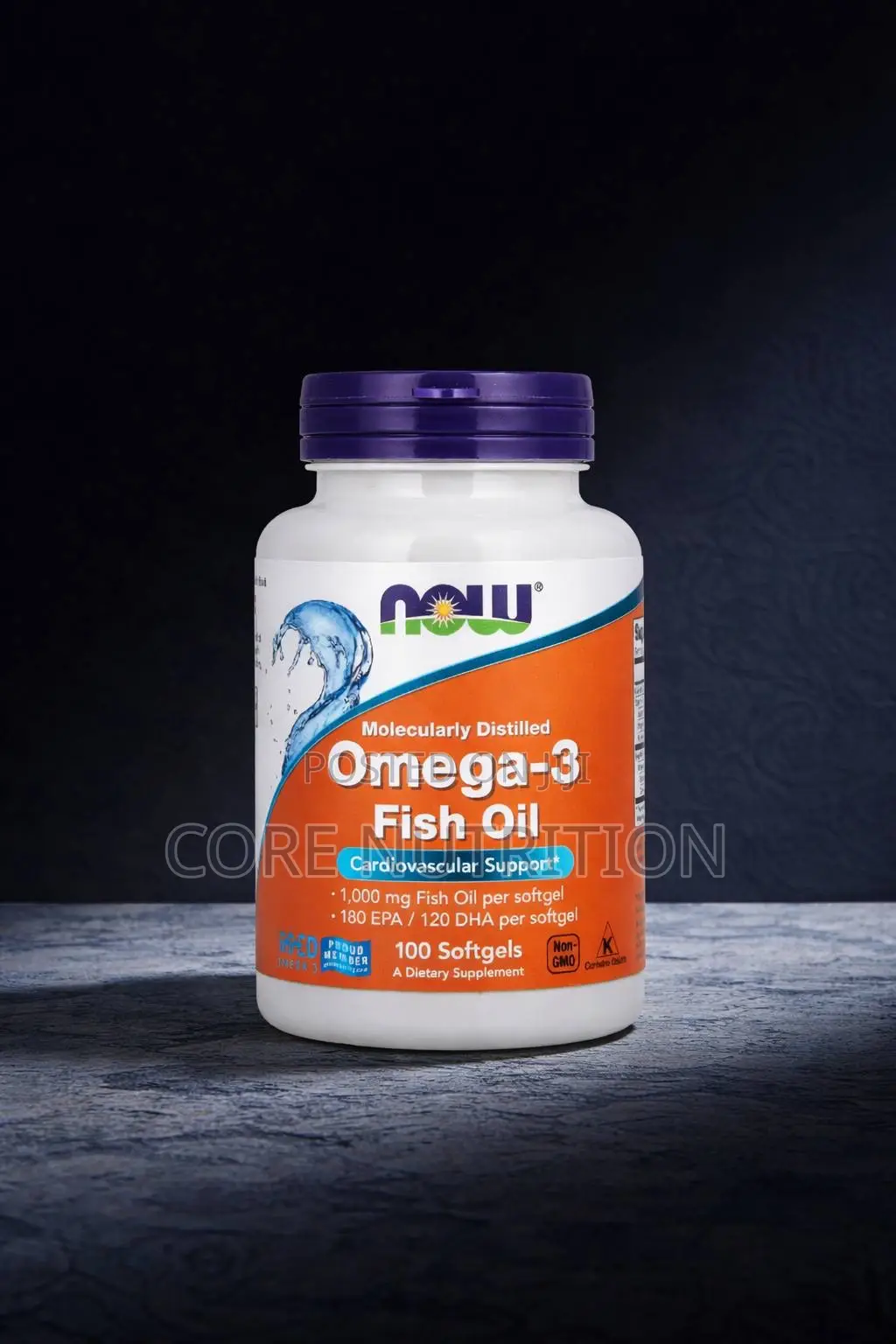 Omega3 Fish Oil , 1000mg , 100 Softgels