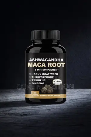 Maca Root , 6 in 1 , 19700g , 60 Capsules