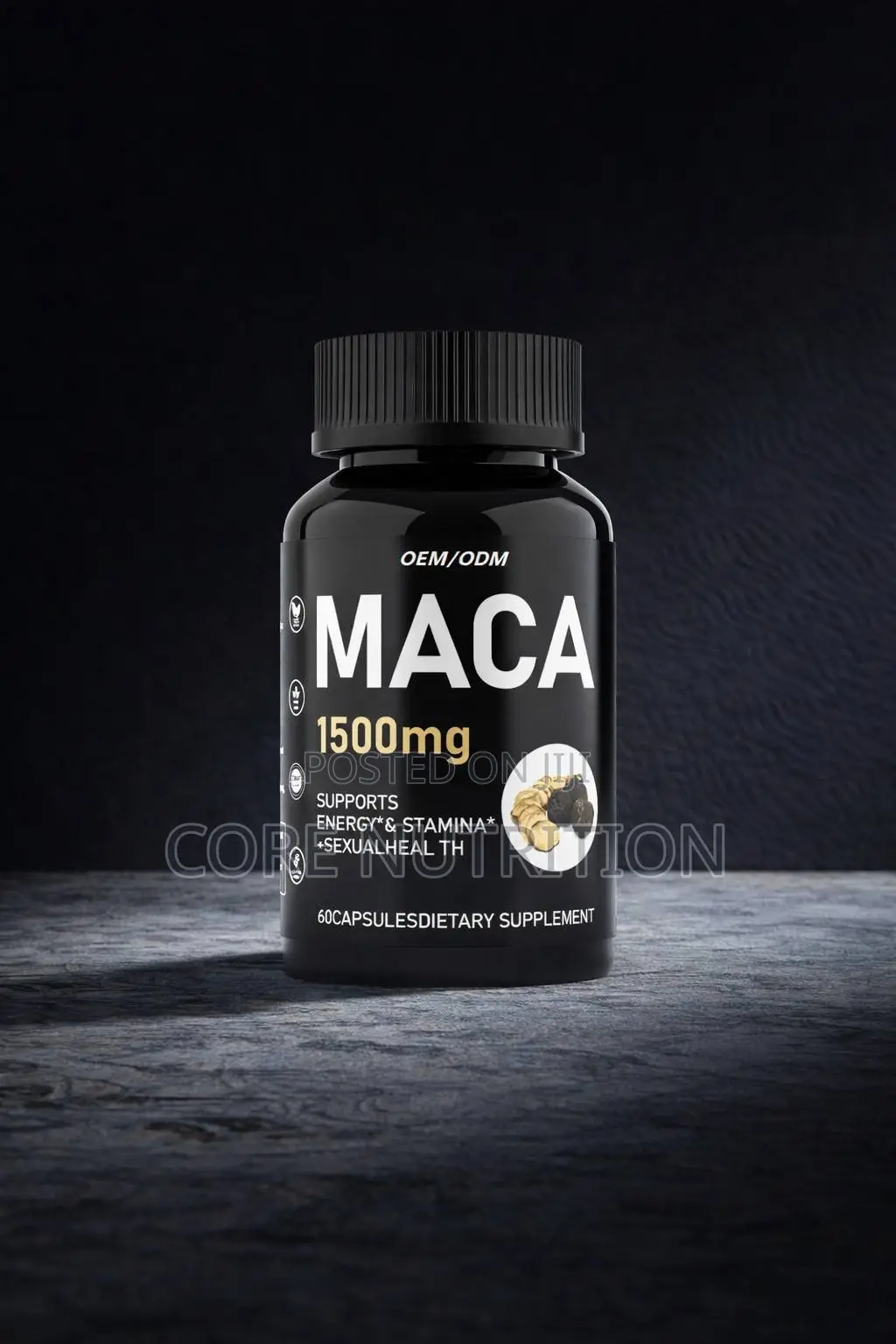 Maca , 1500mg , 60 Capsules