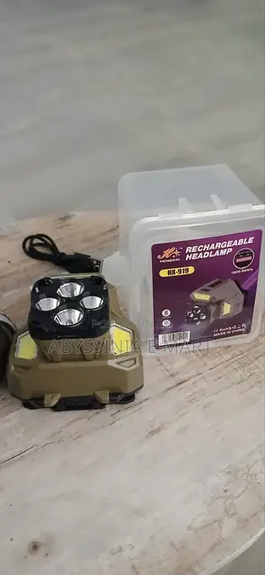 Rechargeable and Waterproof Head Lamp