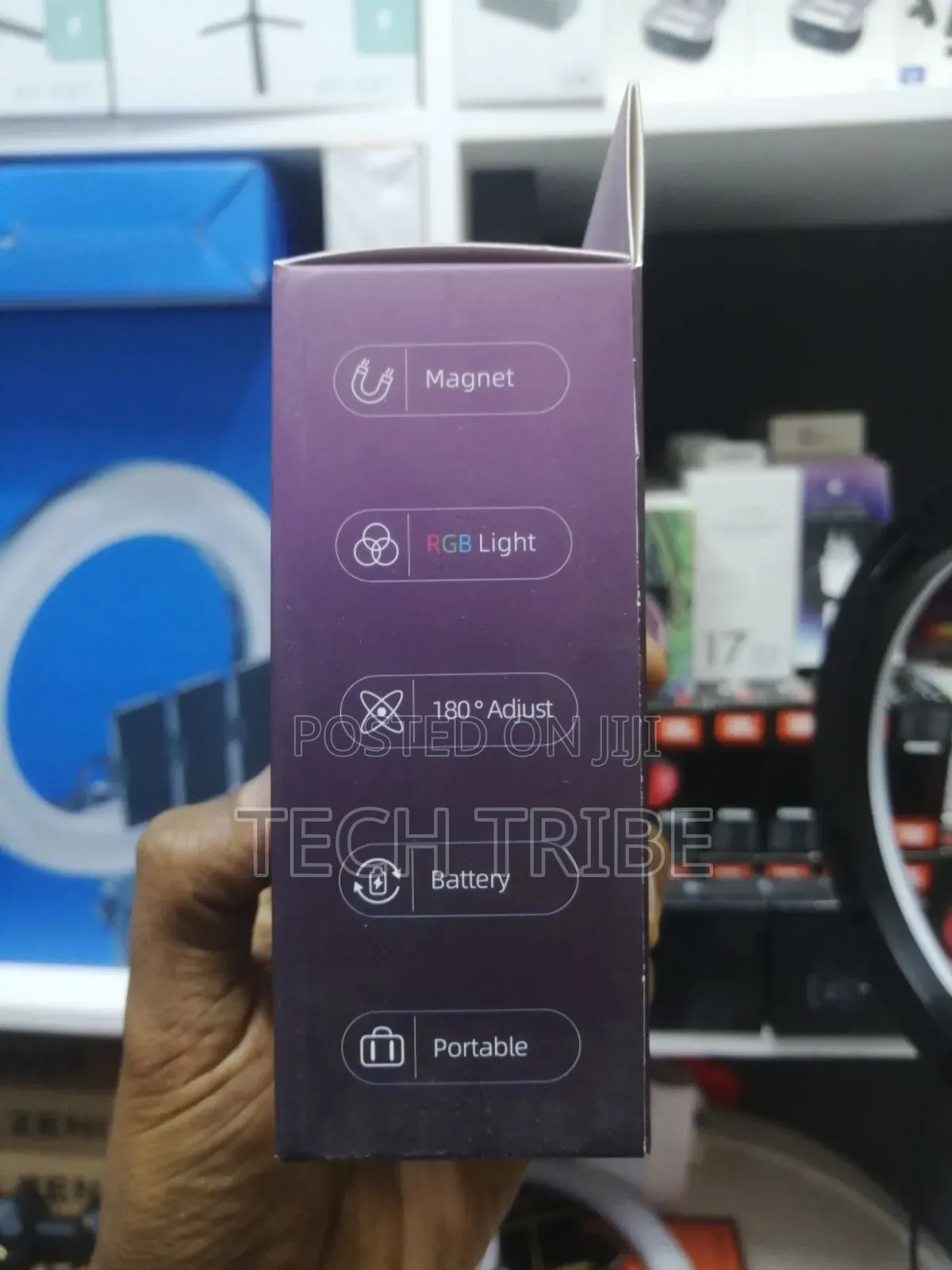 Magnetic RGB Led Video Light, Model Mj-12, Designed to Attach