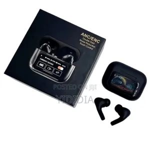 A9 Pro Wireless Airpods With Led Screen – Black/White