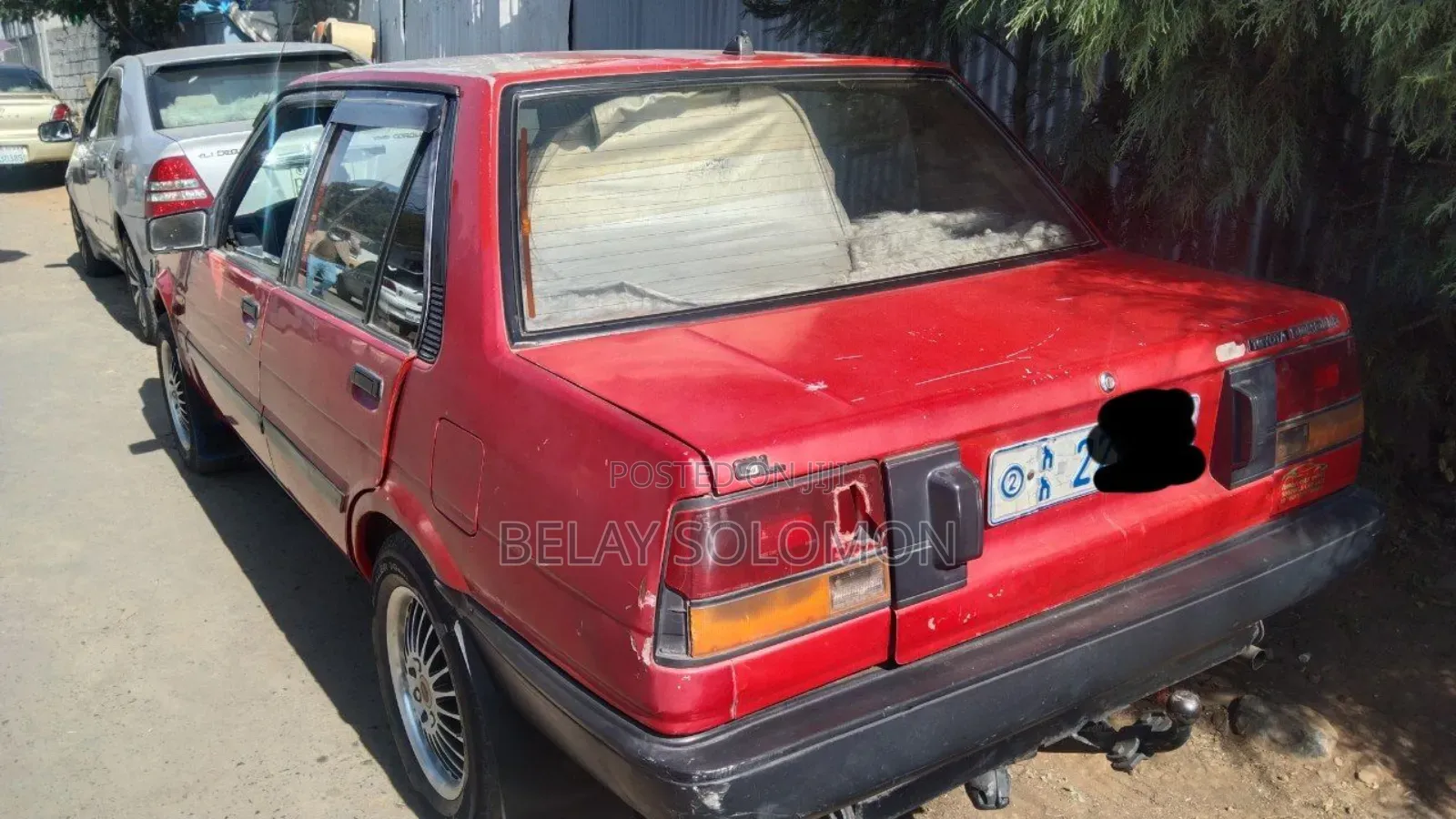 Toyota Corolla 1987 Red
