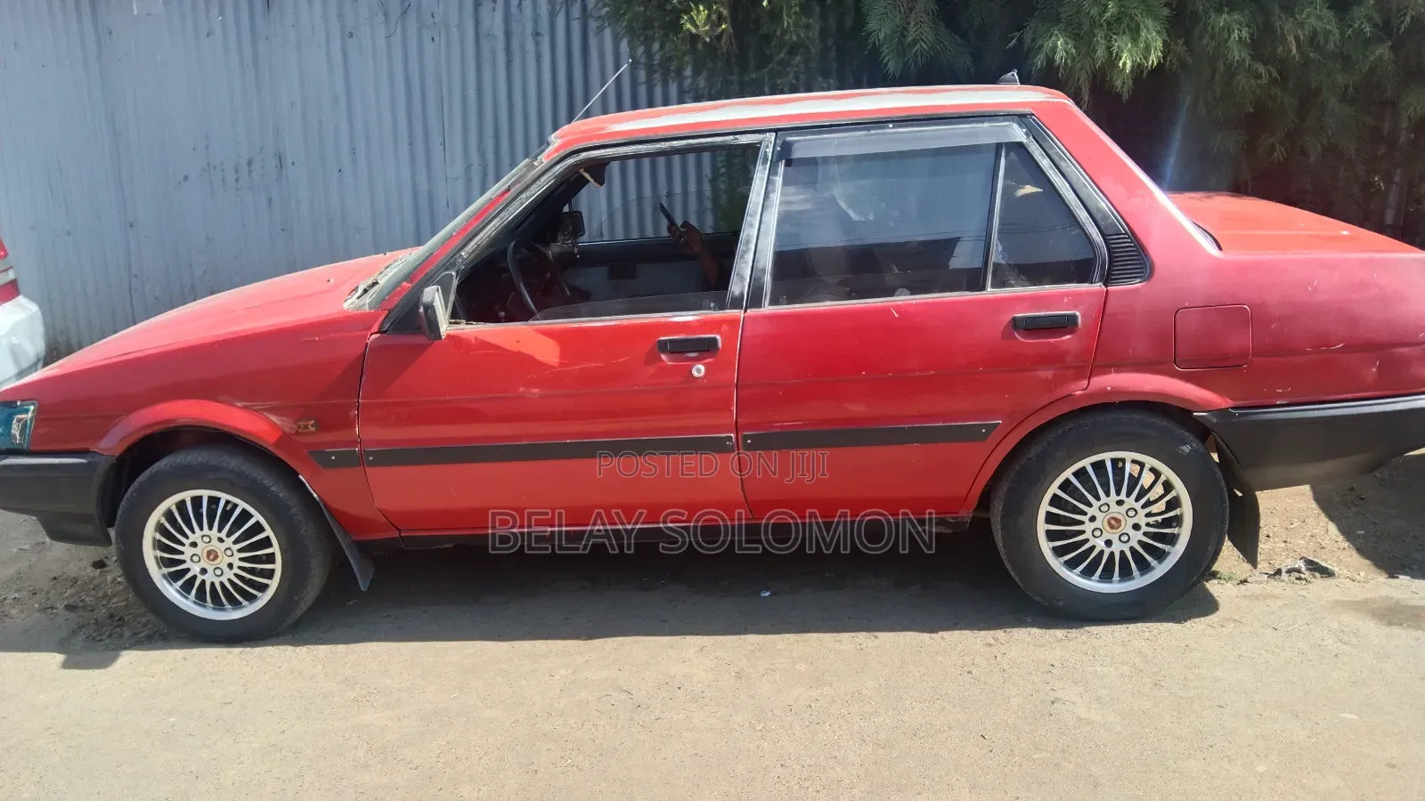 Toyota Corolla 1987 Red