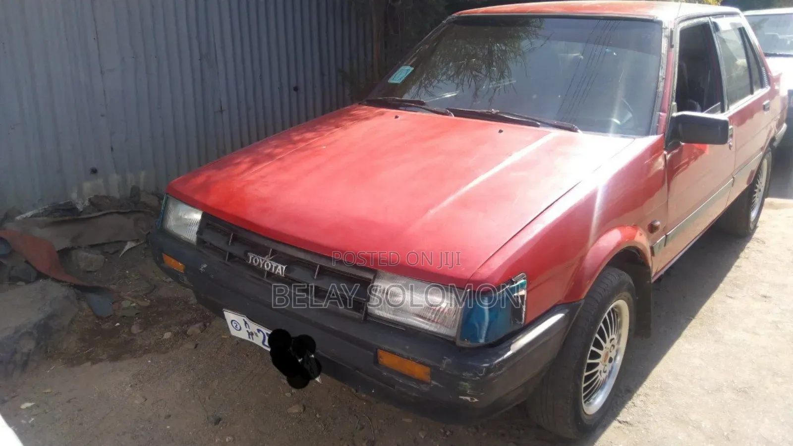 Toyota Corolla 1987 Red