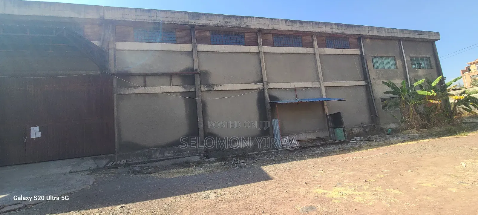 የሚከራይ መጋዘን ነዉ