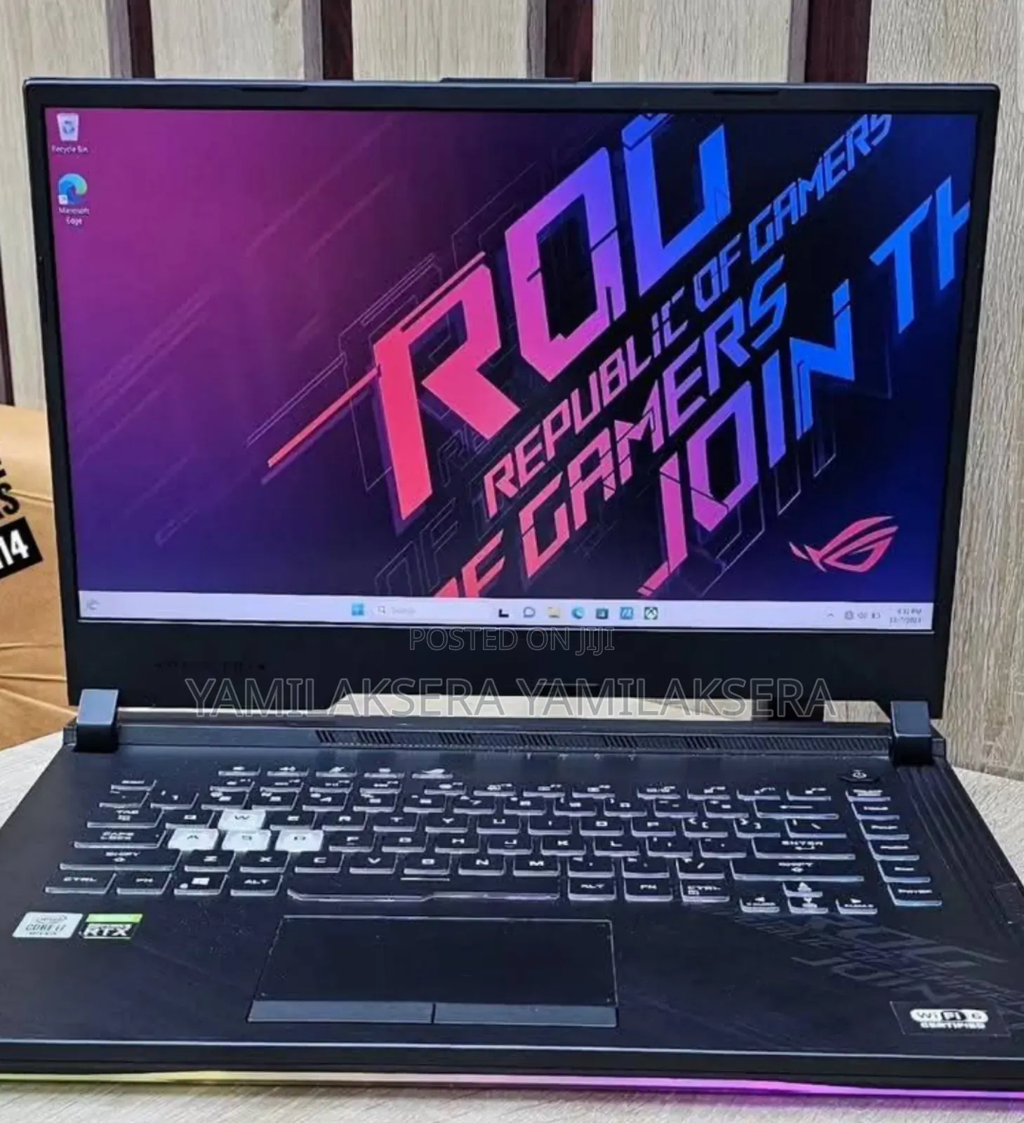 New Laptop Asus TUF Gaming A15 16GB Intel Core I7 SSD 1T