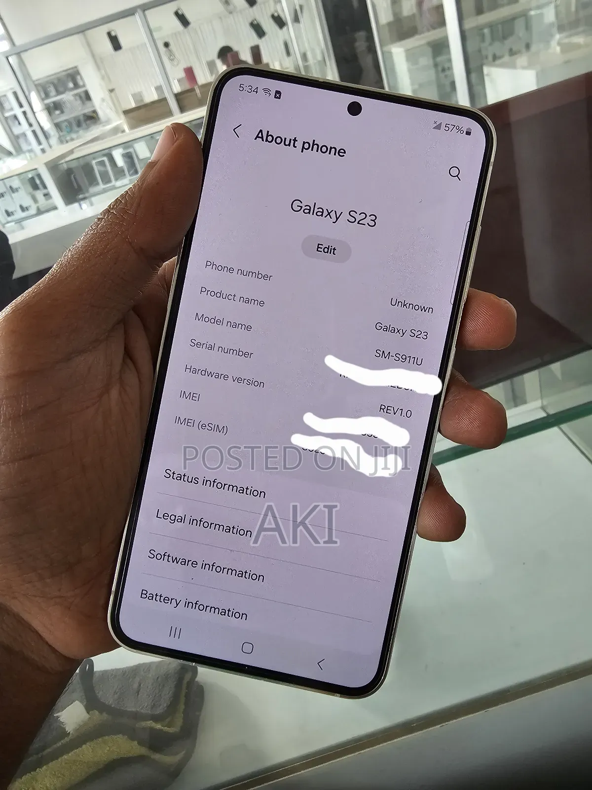 Samsung Galaxy S23 128 GB Black