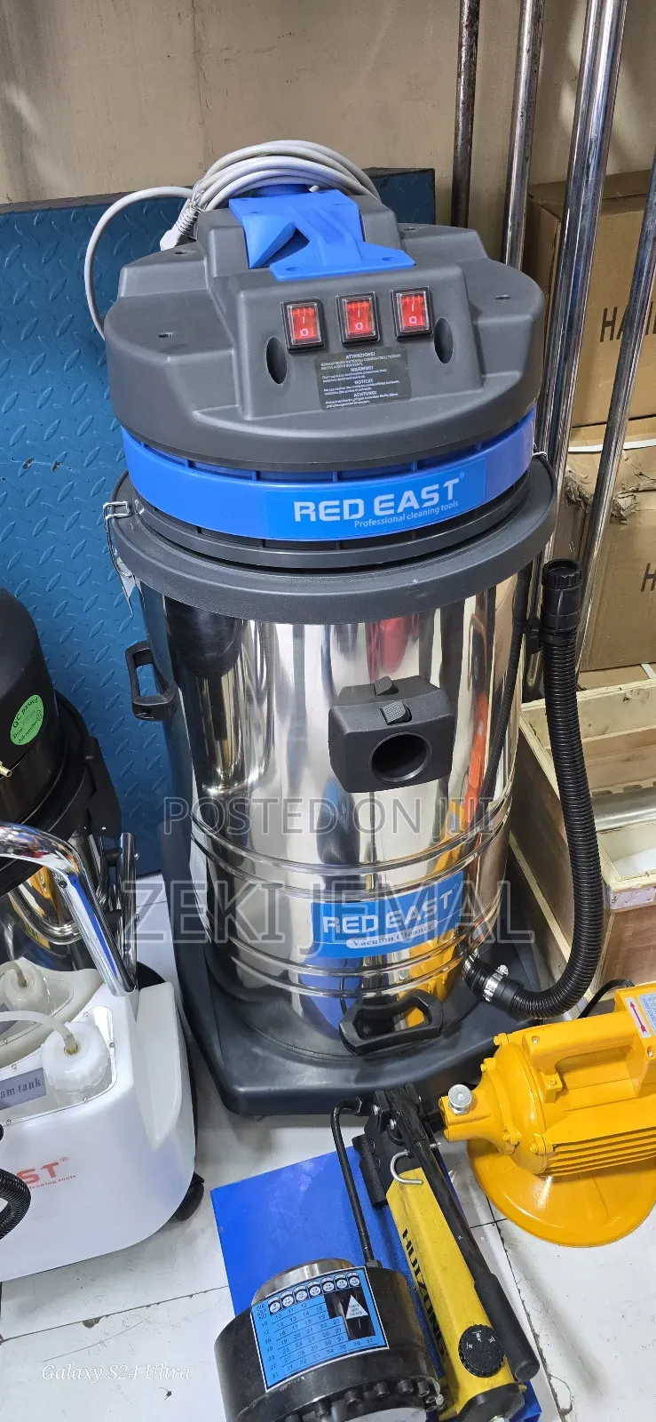Red East Vacuume Clener 80l Wet Dry