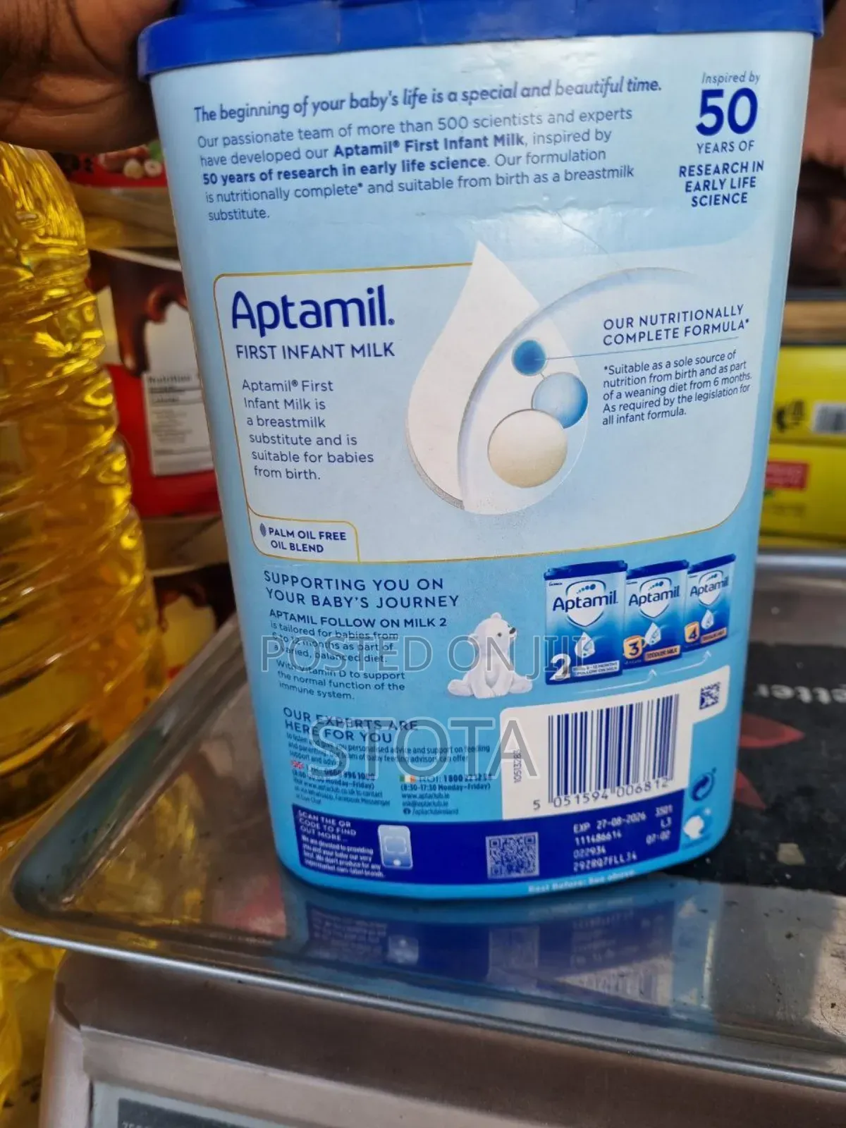 Aptamil No.1 From Uk 6pcs