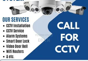 CCTV Camera Installation,Configuration and Maintainance