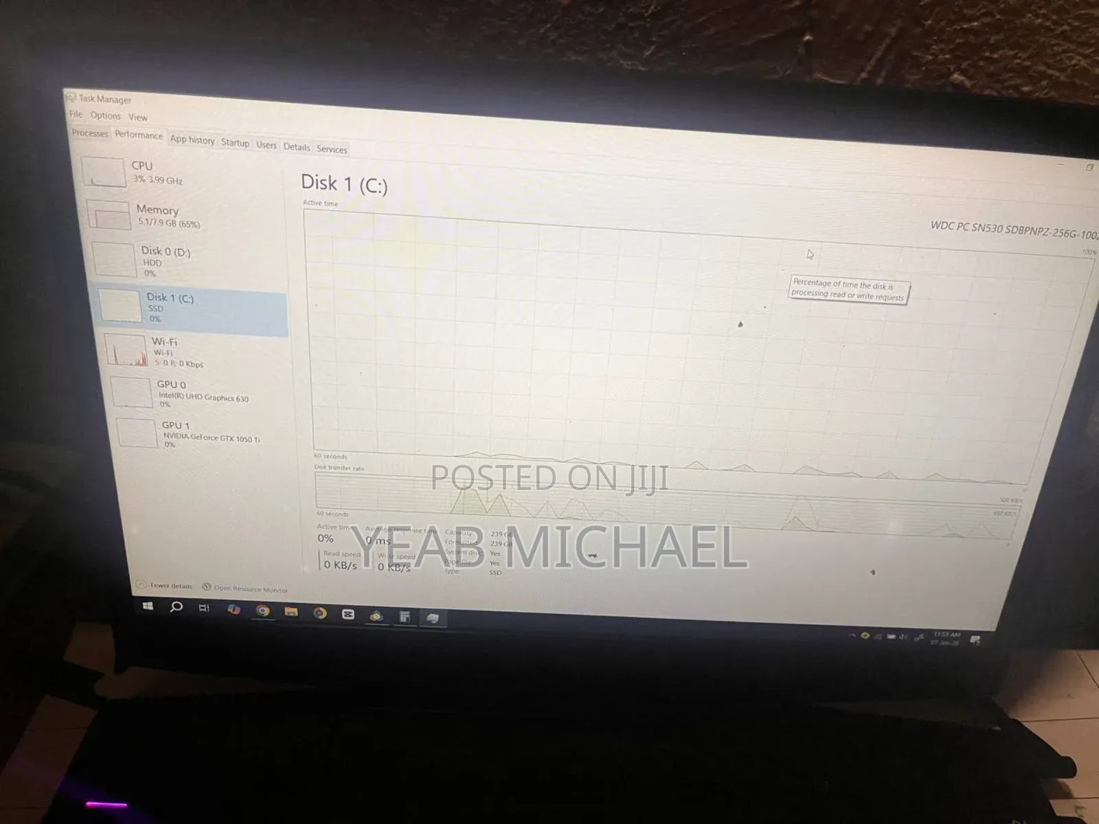 Laptop HP Pavilion 15 8GB Intel Core I7 HDD+SSD 1T