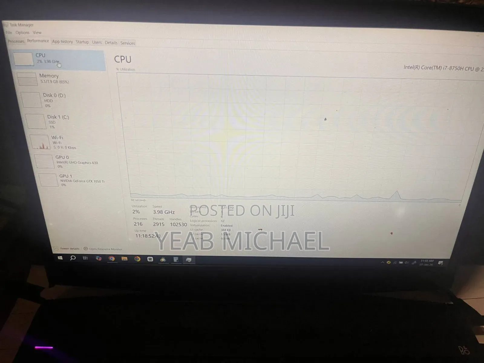 Laptop HP Pavilion 15 8GB Intel Core I7 HDD+SSD 1T