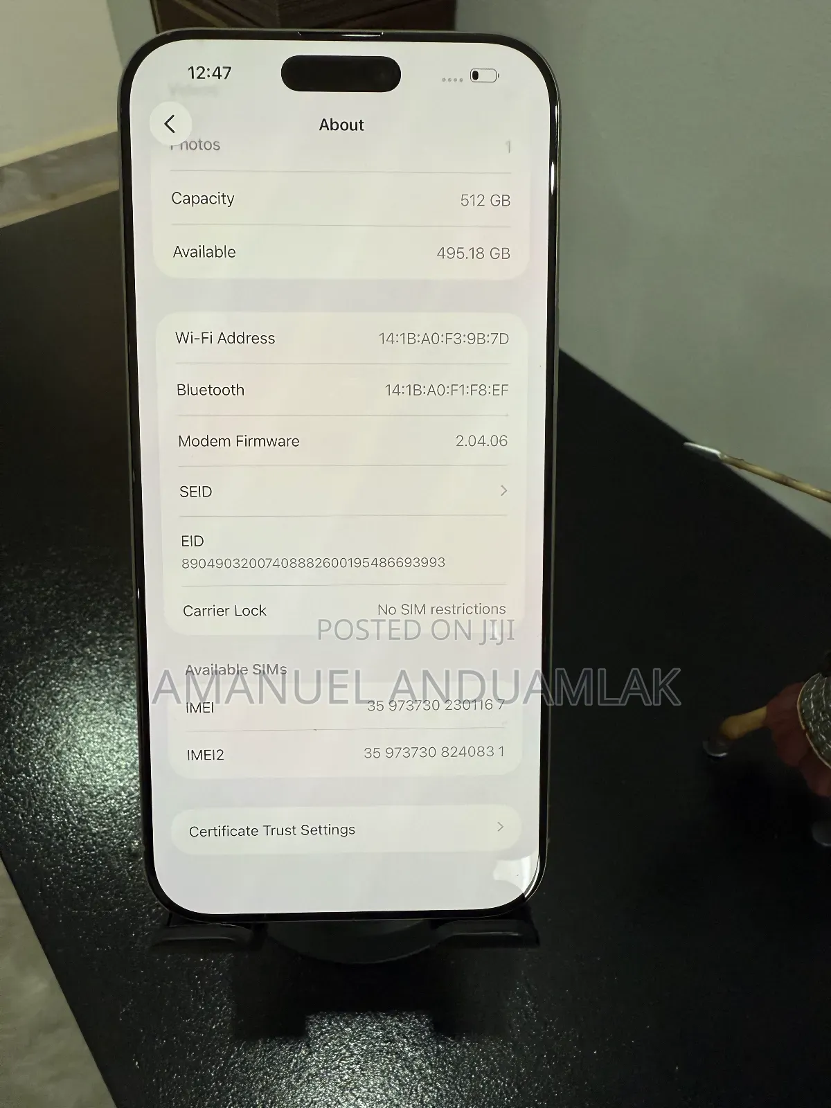 New Apple iPhone 16 Pro Max 512 GB Gray