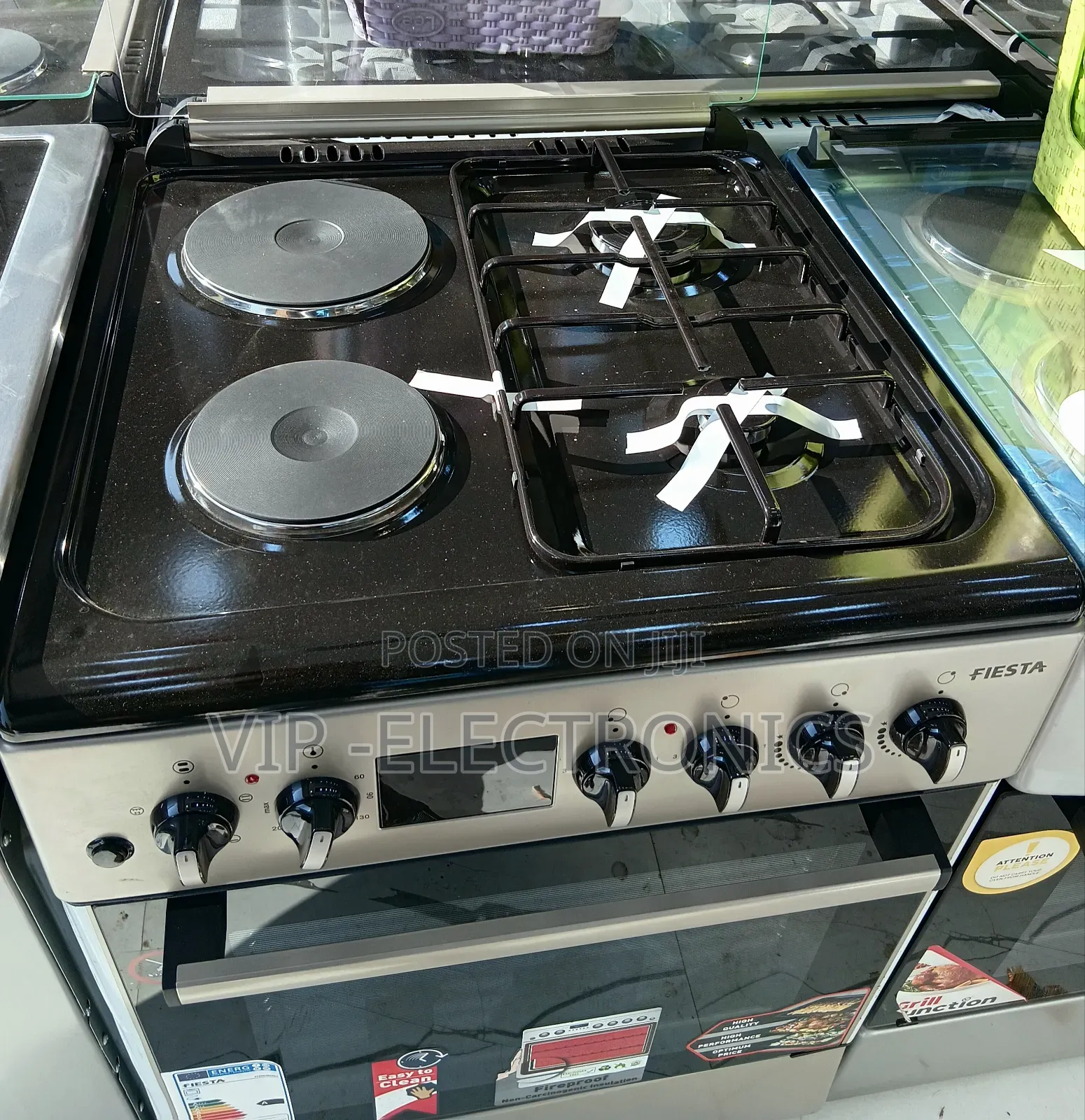 Fiesta Oven 60*60cm 2gas End 2electric Freestanding Oven Fiestas