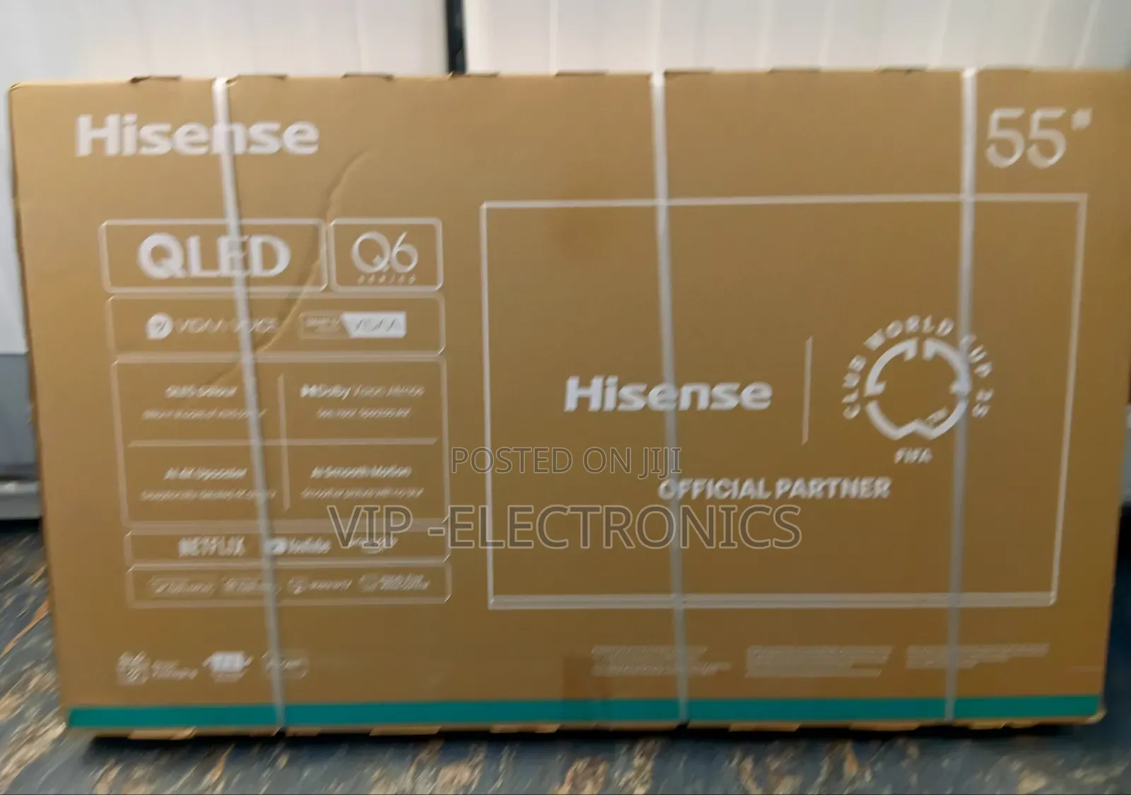 Hisense Tv 55 Inch Smart Qled Q6 Vidaa Voice Tv New Price