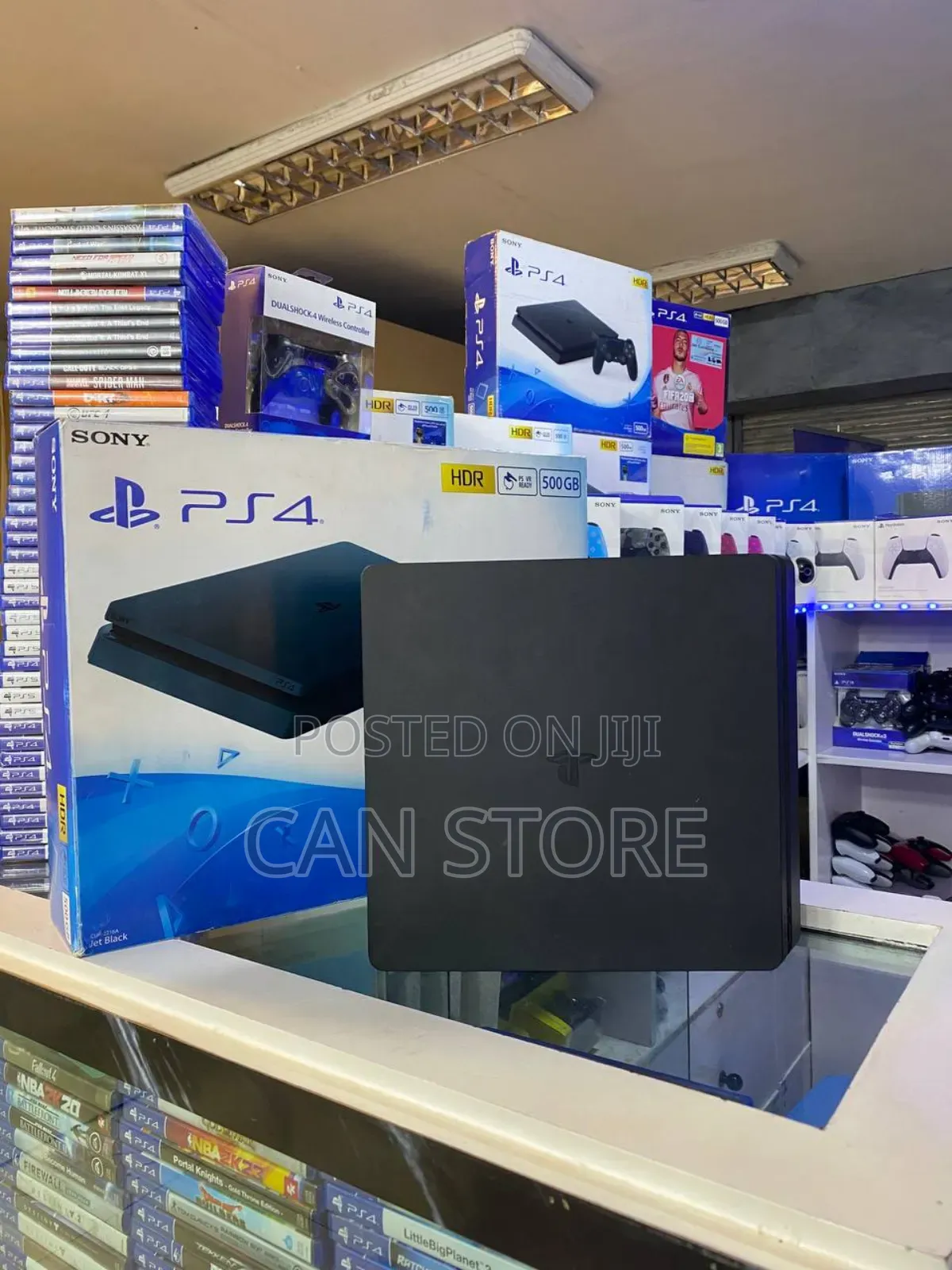 Playstation 4slim Update Version With 2joystick ፀዴ እቃ
